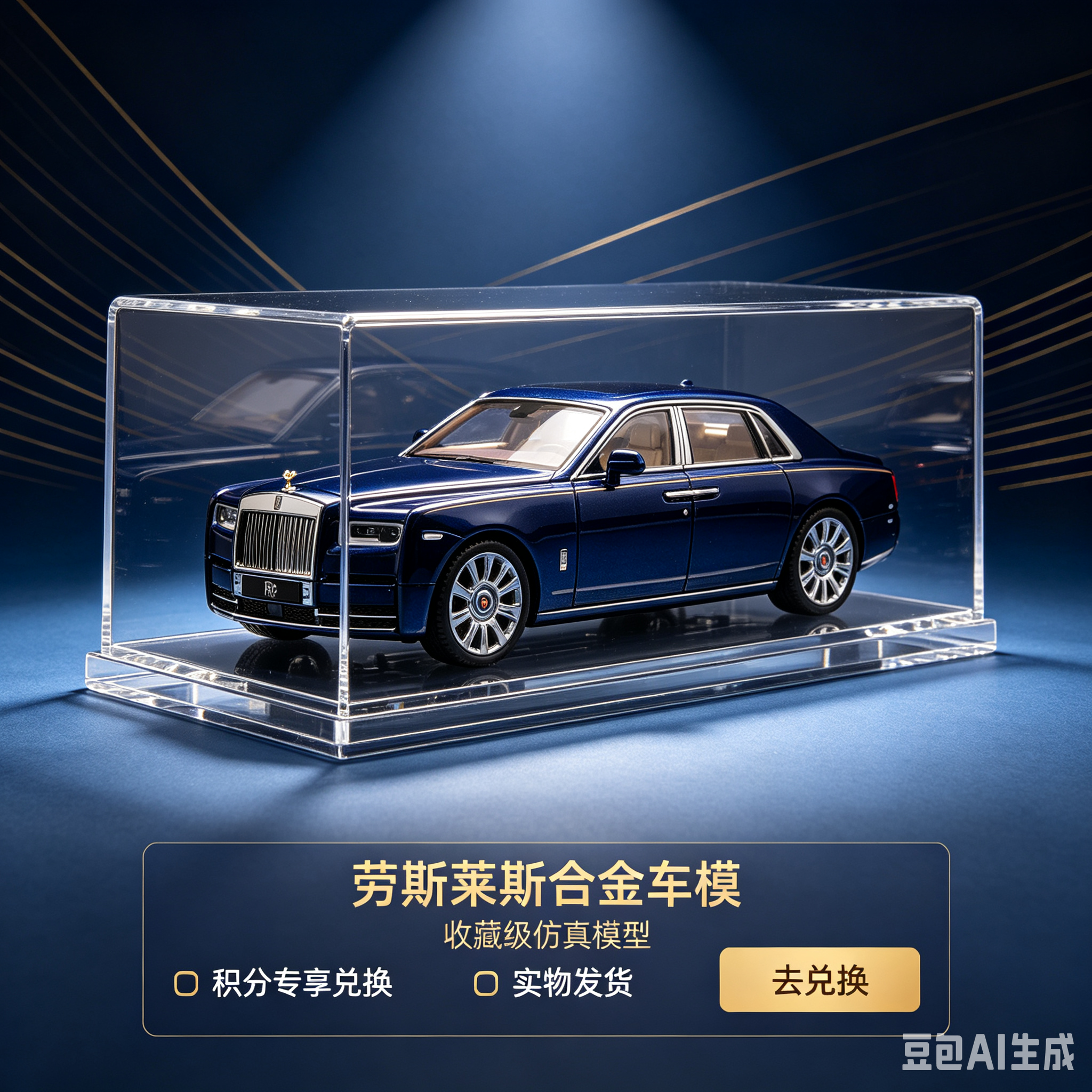 劳斯莱斯合金车模